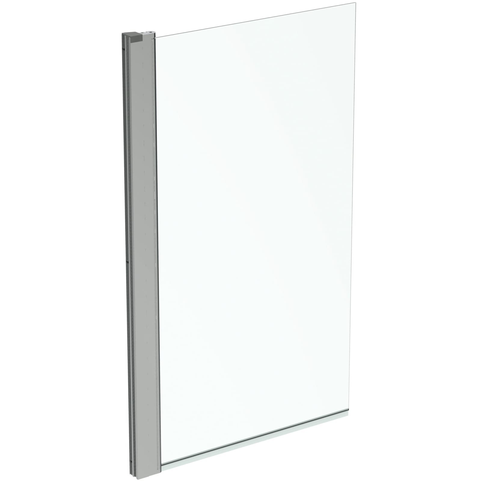 CONNECT 2 | BADSCHERM 800X50X1410 MM GLANZEND ZILVER