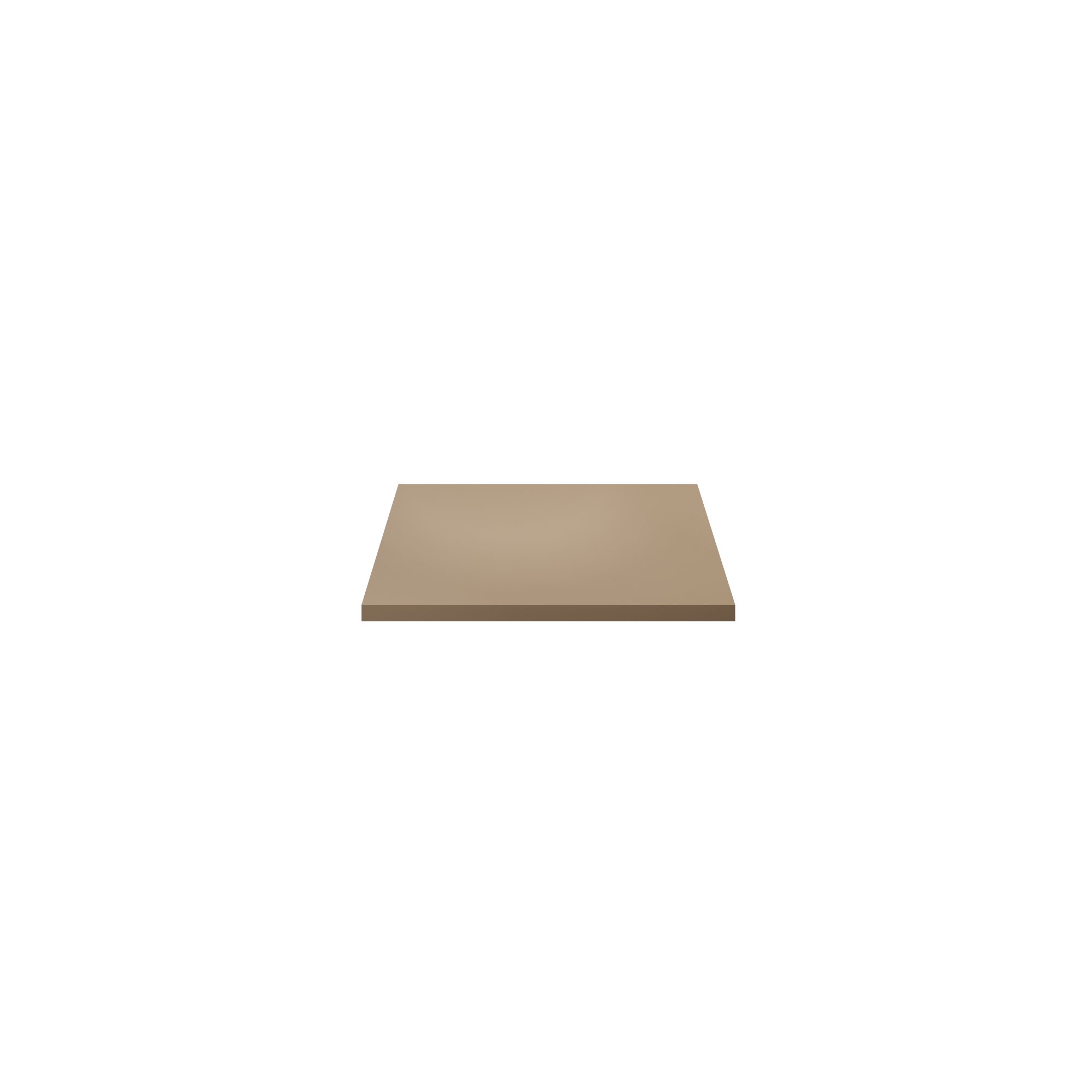 ALONI WASTAFELBLAD - ZONDER KRAAN- EN AFVOERGAT - MDF - 56,4X2,5X45,5 CM - ZAND