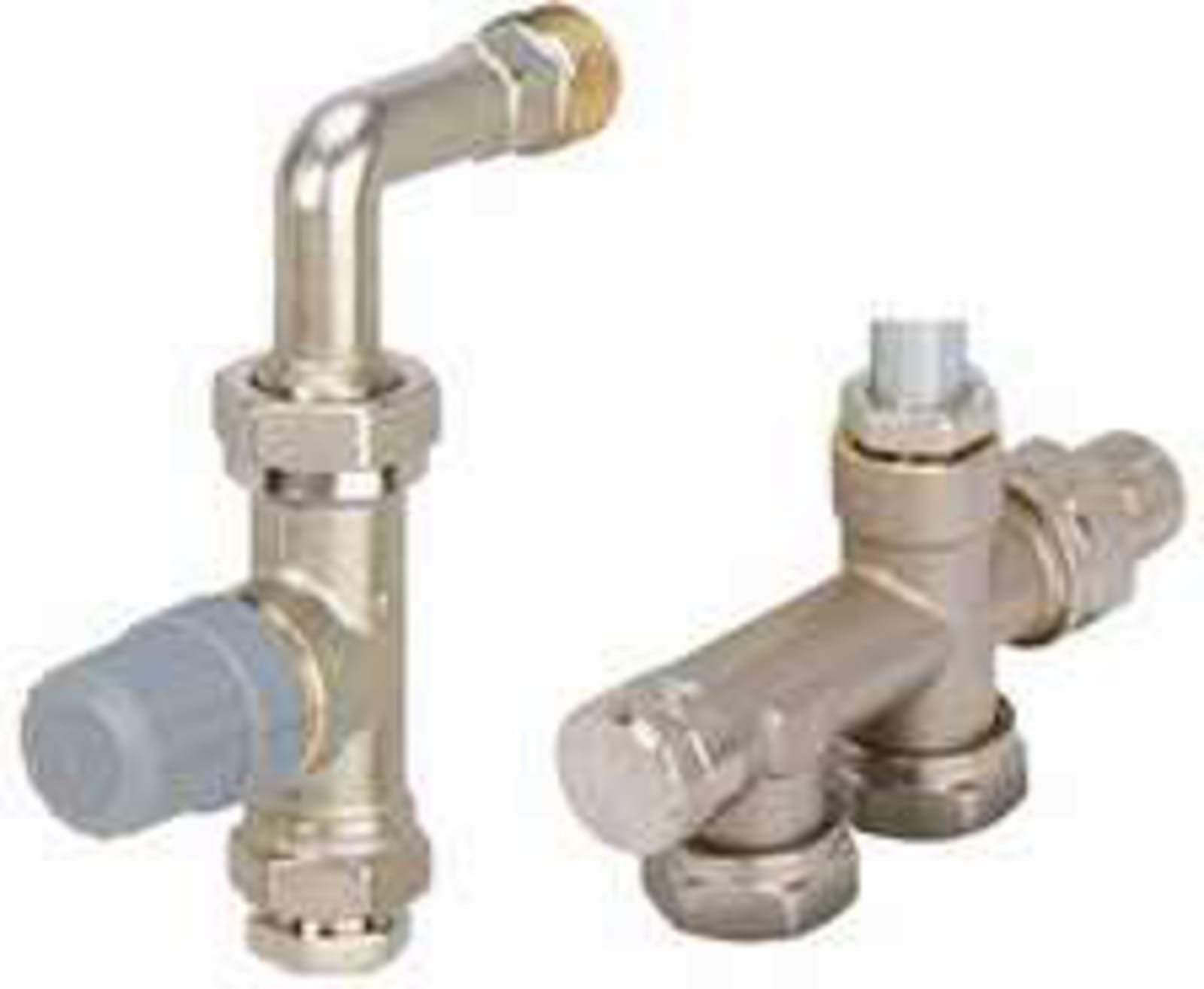 Danfoss onderblok / regelafsluitcombinatie RA-KE 1-pijps (vast ingesteld)