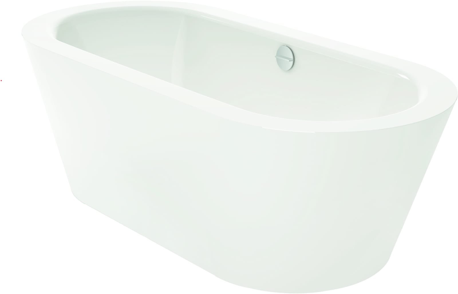 Bette BetteStarlet Oval Silhouette, Ligbad, ovaal, vrijstaand, plaatstaal, 1750 x 800 x 420mm (LxBxH), wit
