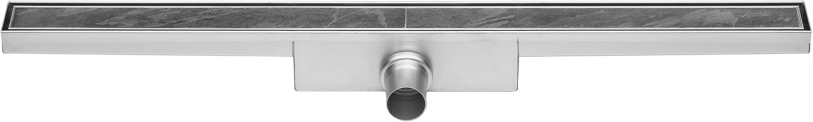 Easy Drain Compact Tegel douchegoot, LxB= 900x60mm, rechthoekig met Tegel rooster voor tegels, schuifeind horizontaal 40mm met sifon