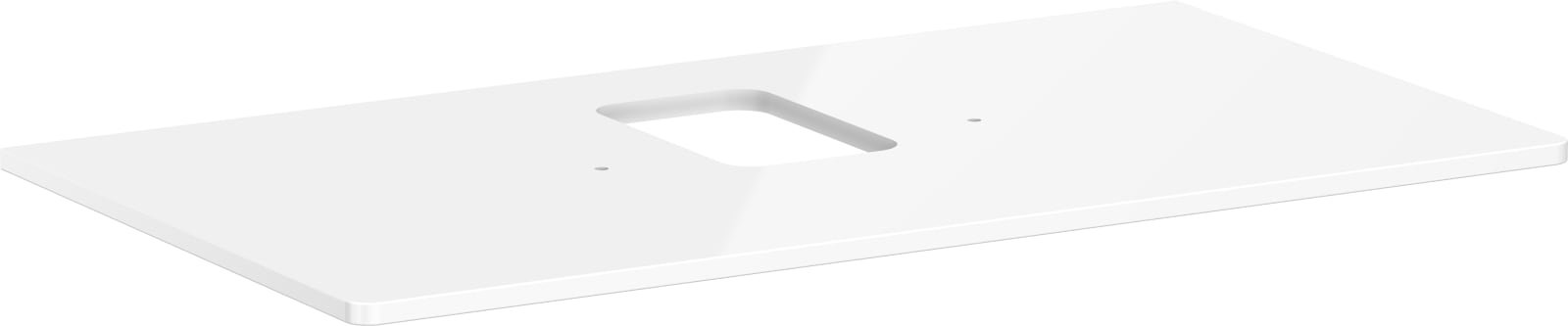 Hansgrohe Xelu Q console 980/550 met uitsparing in het midden waskom met kraangat (1200771237)