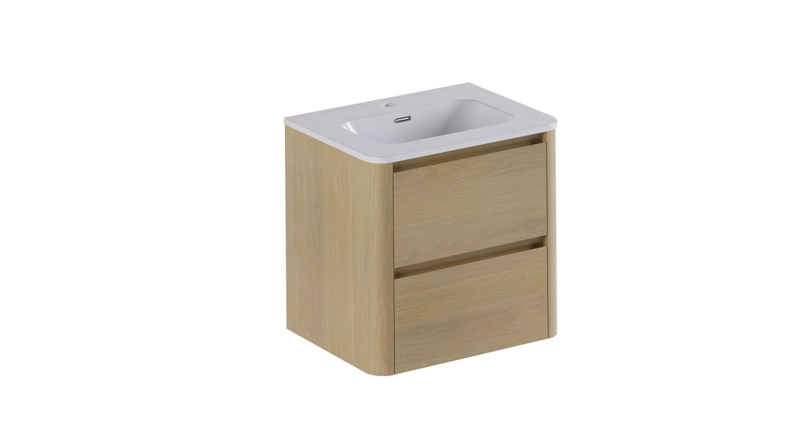BLUE LIV ONDERBW+ WSTAFEL RND 61CM L.OAK