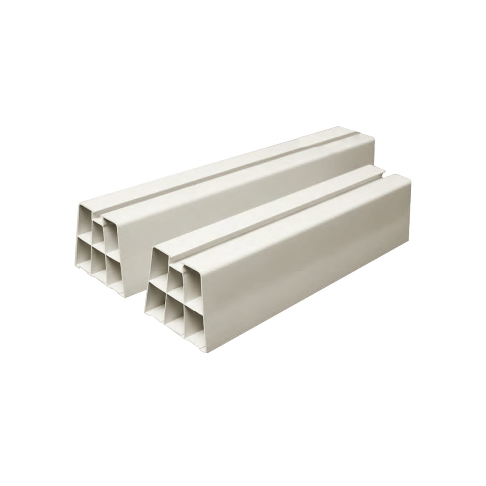 Canalit opstelbalken kunststof 1000x80x80 Wit. 2 stuks