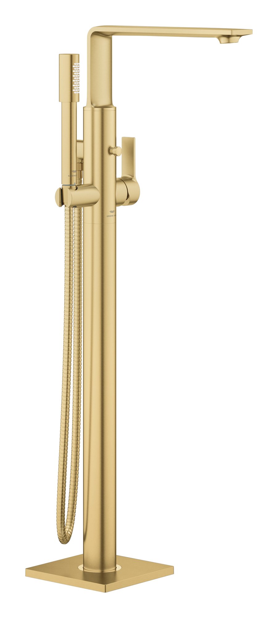 Grohe Allure badmengkraan, vloermontage cool sunrise geborsteld mat goud
