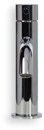 Blue Label Brondby wastafelmengkraan, op blad, eengreeps, 173.1mm hoogte, 82mm hoogte kraanmond, 122.5mm voorsprong, chroom
