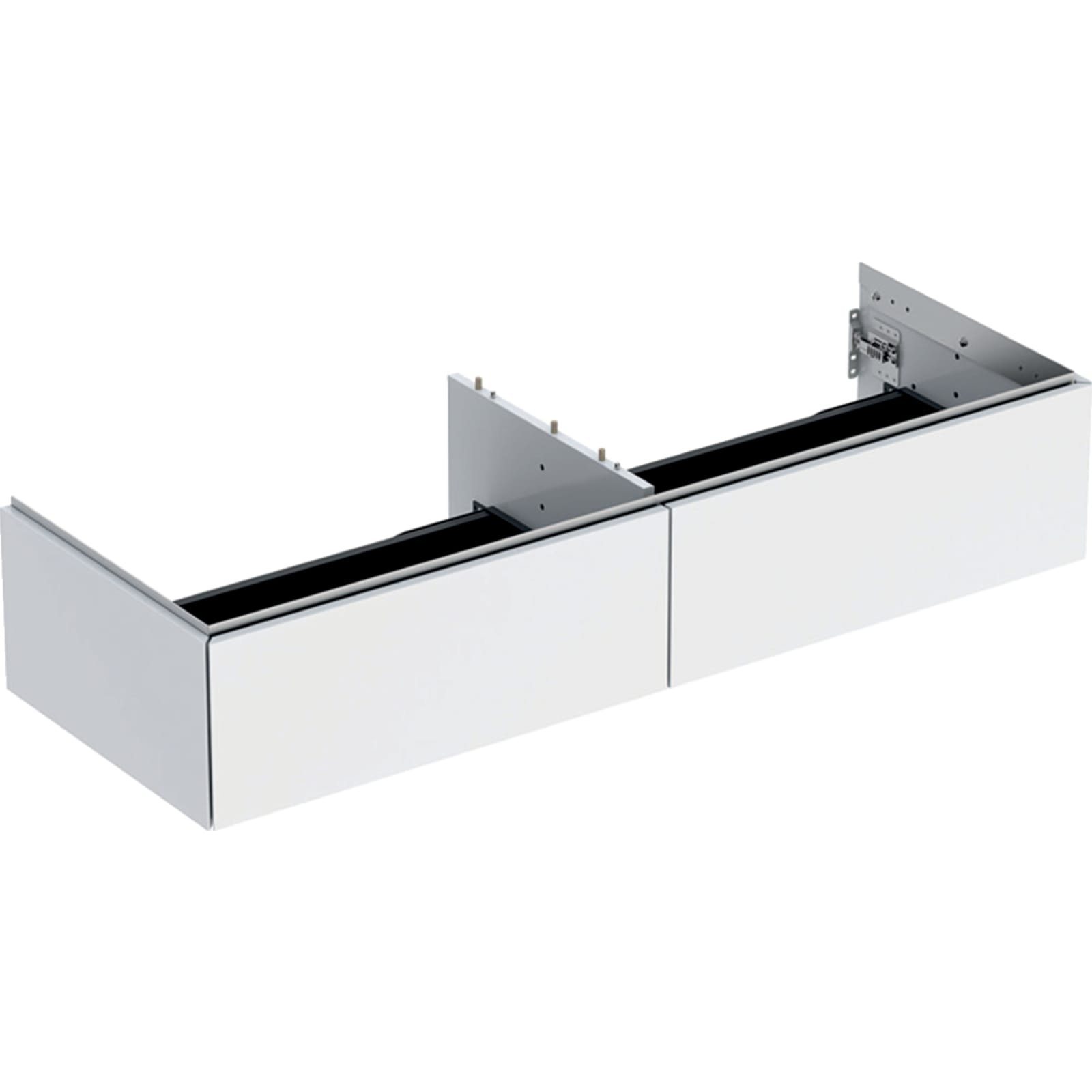 Geberit One onderk 2 laden 135cm wit hooggl