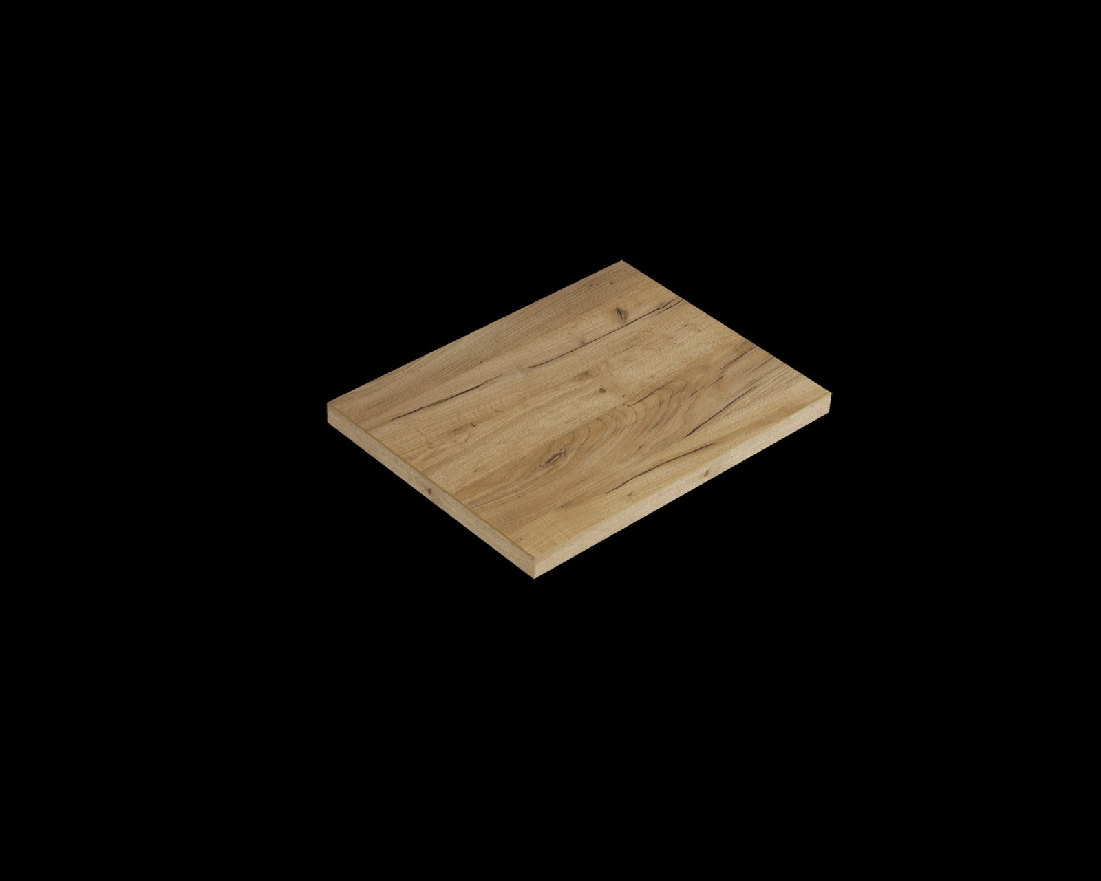 Blue Label Mette Topblad in HPL, zonder gaten 60cm navarro eiken 3,8x60x46 (hxbxd)
