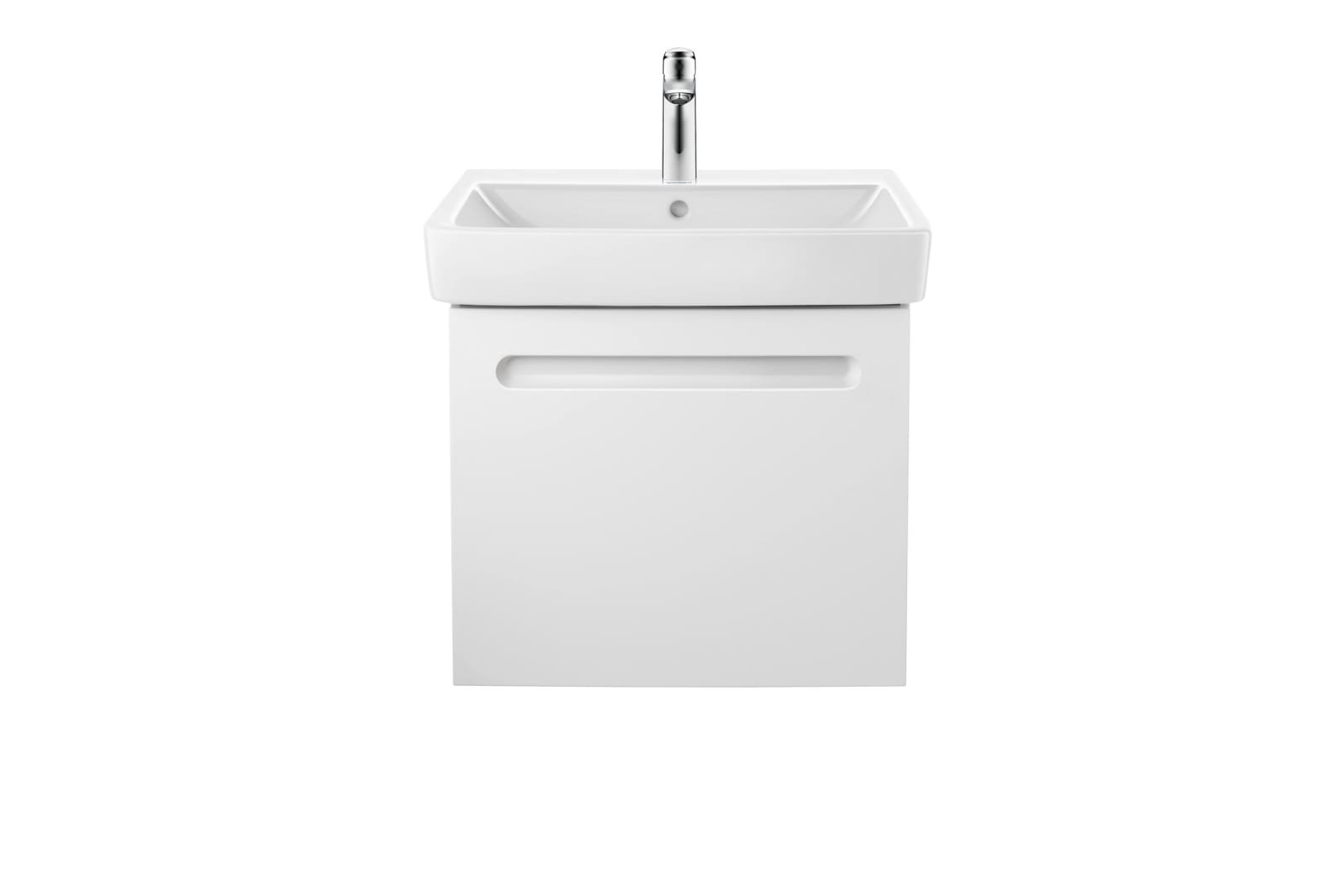 Duravit Duravit No.1 Wastafelonderbouw hangend, Wit Mat, rechthoekig, aantal grote lades: 1 – N14380018180000