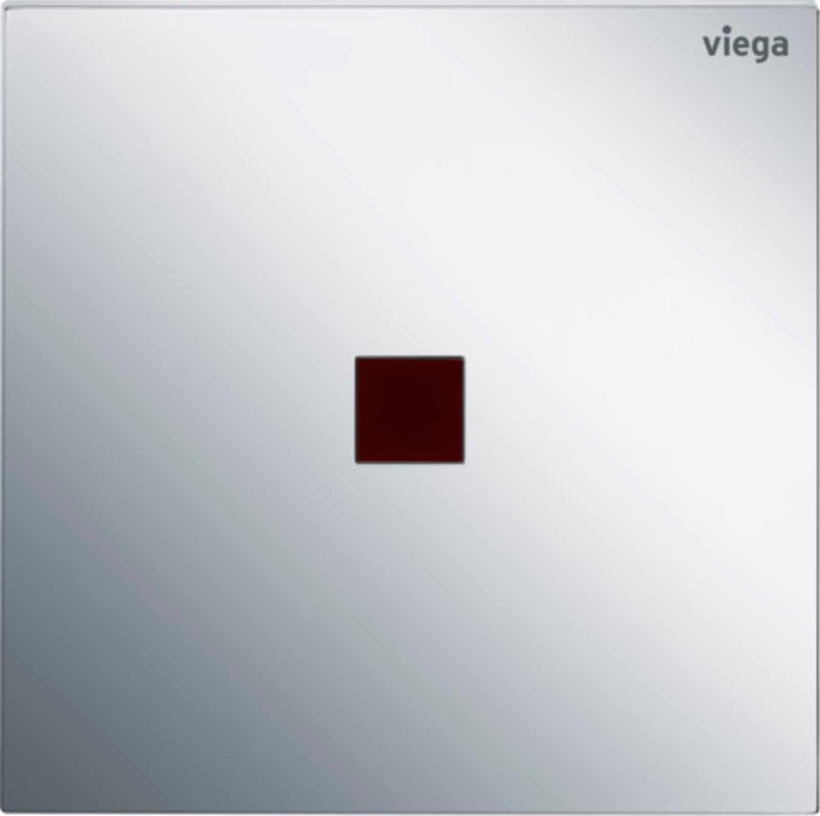 Viega More200 urinoir bedieningsplaat voor Prevista infrarood-?spoelbediening rvs geborsteld