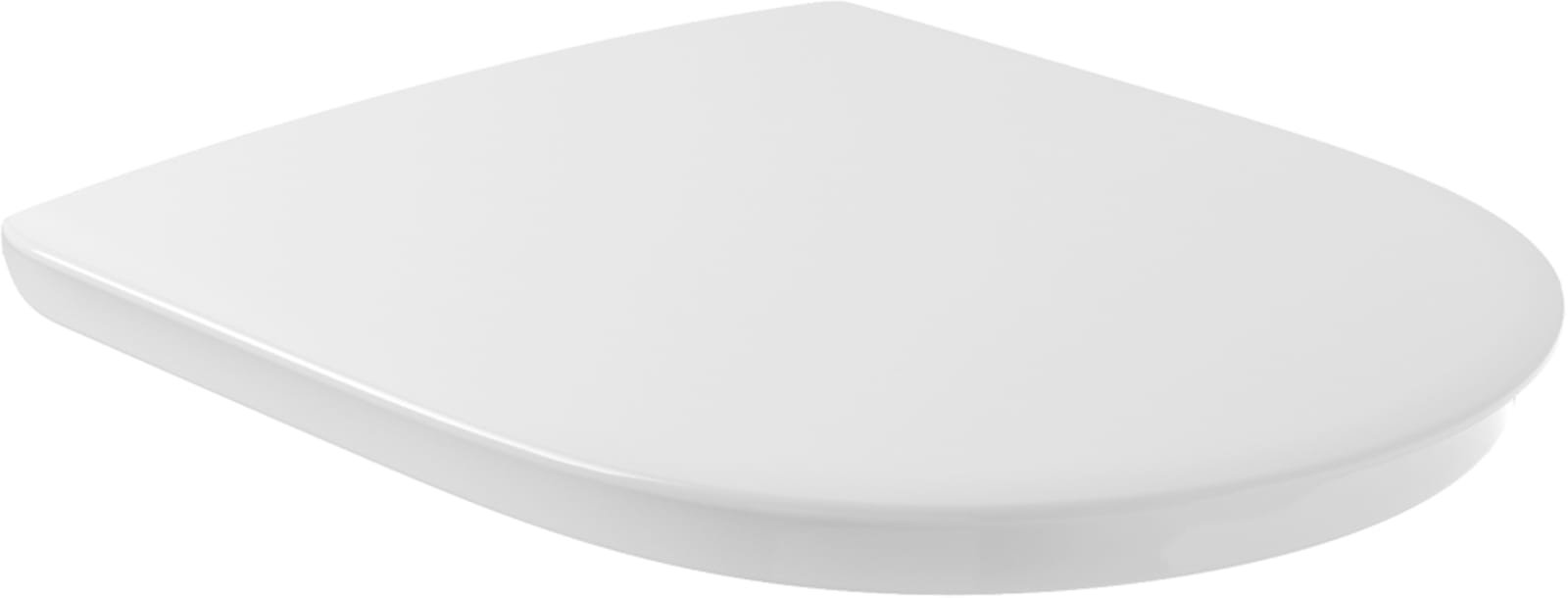 Villeroy & Boch, ViCare  closetzitting met deksel, speciale buffers en greeprand. Antibacterieel, soft close, quick release. wit