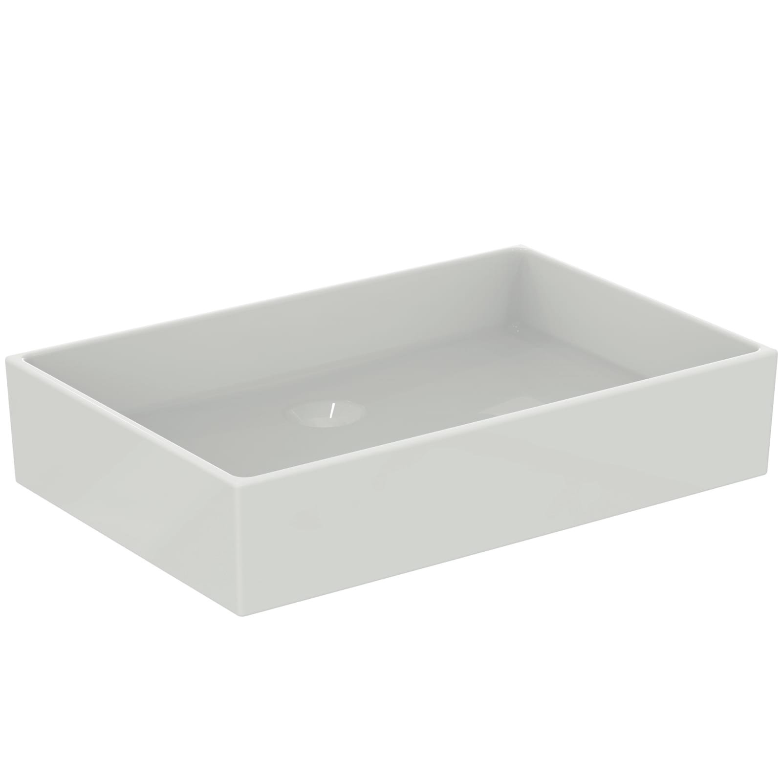 EXTRA | OPBOUWWAST 600X400X125 MM GL WIT, ZONDER KG, ZONDER OL&nbsp;| IP