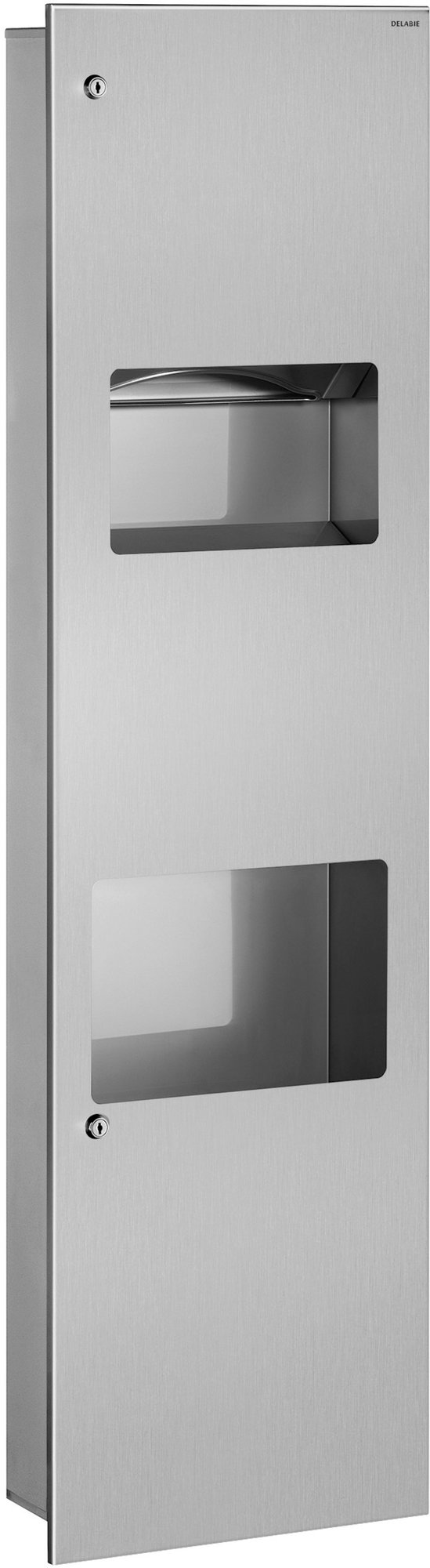 Delabie Combi droger, handdoekverdeler + afvalbak inb. (ex 0013690000)