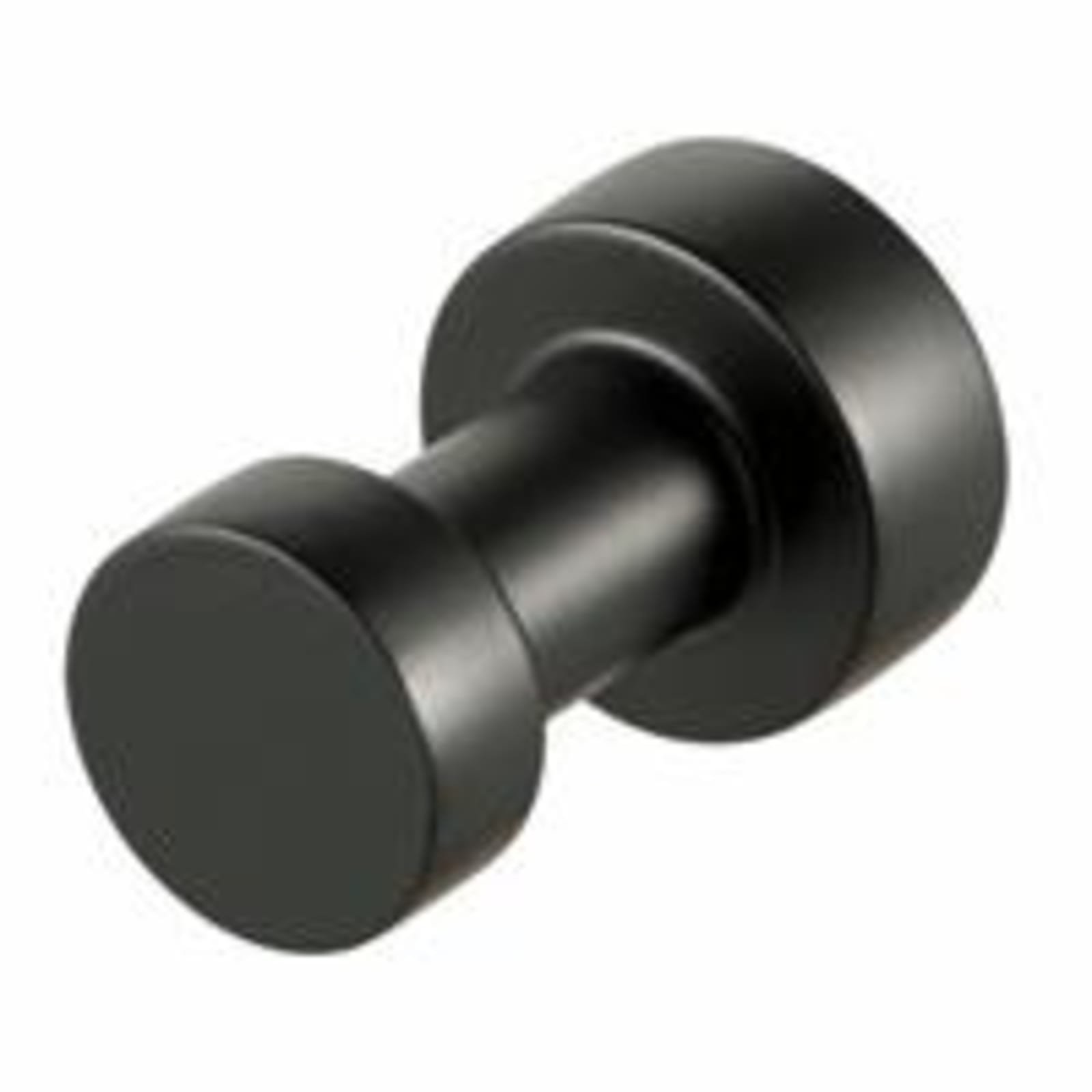 Geesa Nemox Black handdoekhaak, met 1 haak, rvs, gecoat, hxdxl 20x20x30mm, zwart