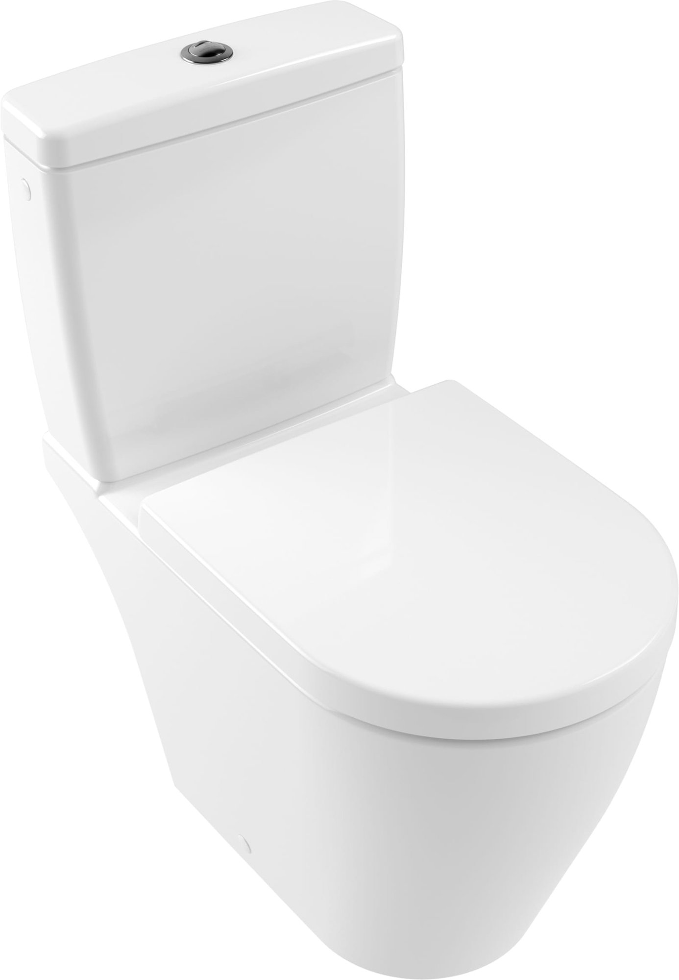 Villeroy & Boch Avento, Reservoir, toevoer van zijkanten en van achteren, alpine wit