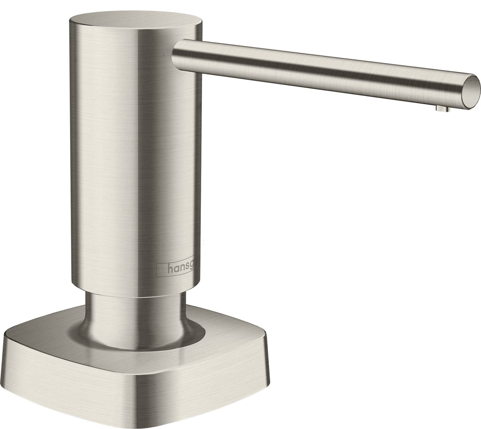 Hansgrohe A71, Zeepdispenser, 500ml vulhoeveelheid, metaal, RVS