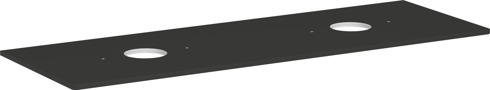 Hansgrohe Xelu Q console 1560/550 met 2 uitsparingen waskom zonder kraangat (1200771232)