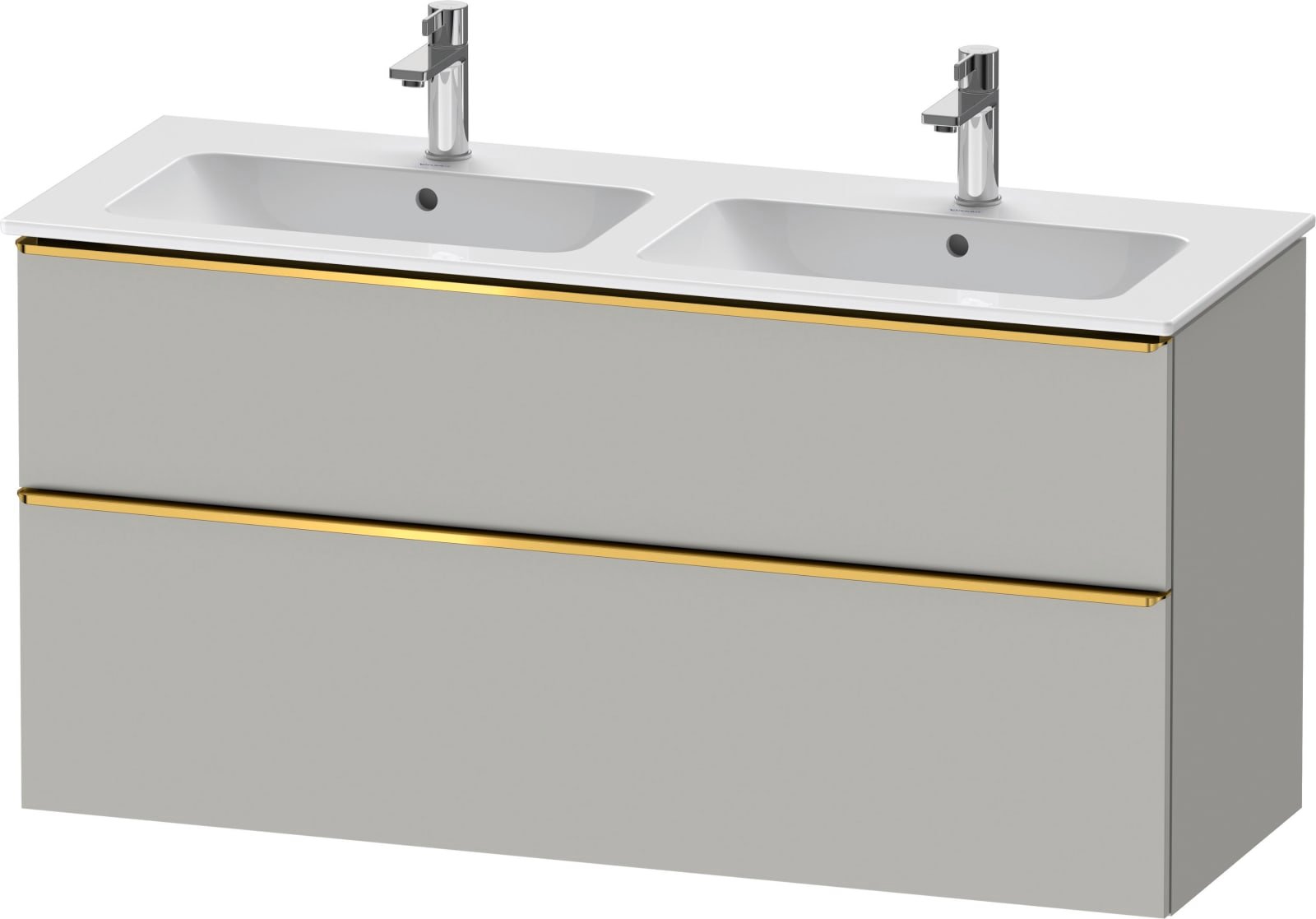D-Neo Wastafelonderbouw hangend Betongrijs Mat (1200894387)