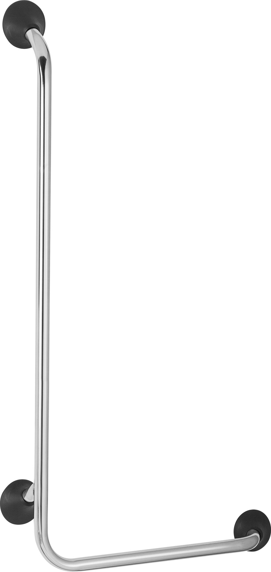 Linido wandbeugel 90 graden rechte, lengte 500x1000mm, rvs/antraciet