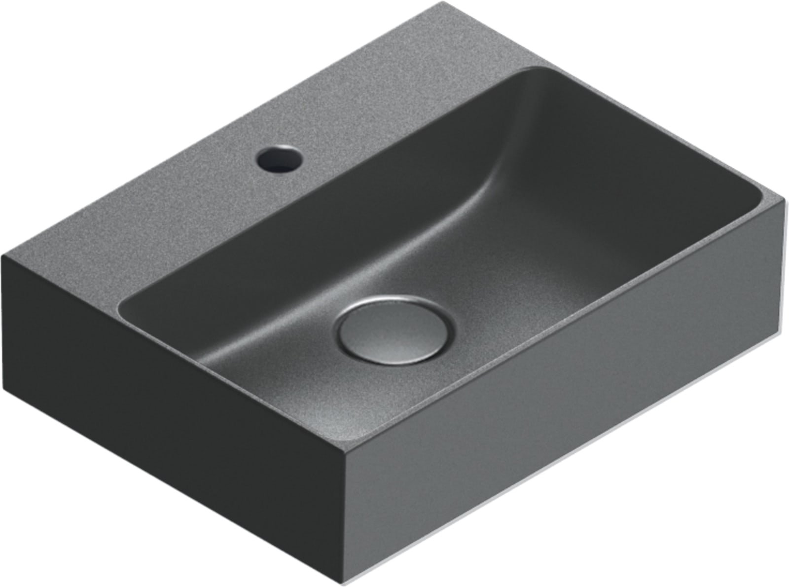 Catalano Prem Waskom 45X35 S Black, Minuta collection Mat zwart
