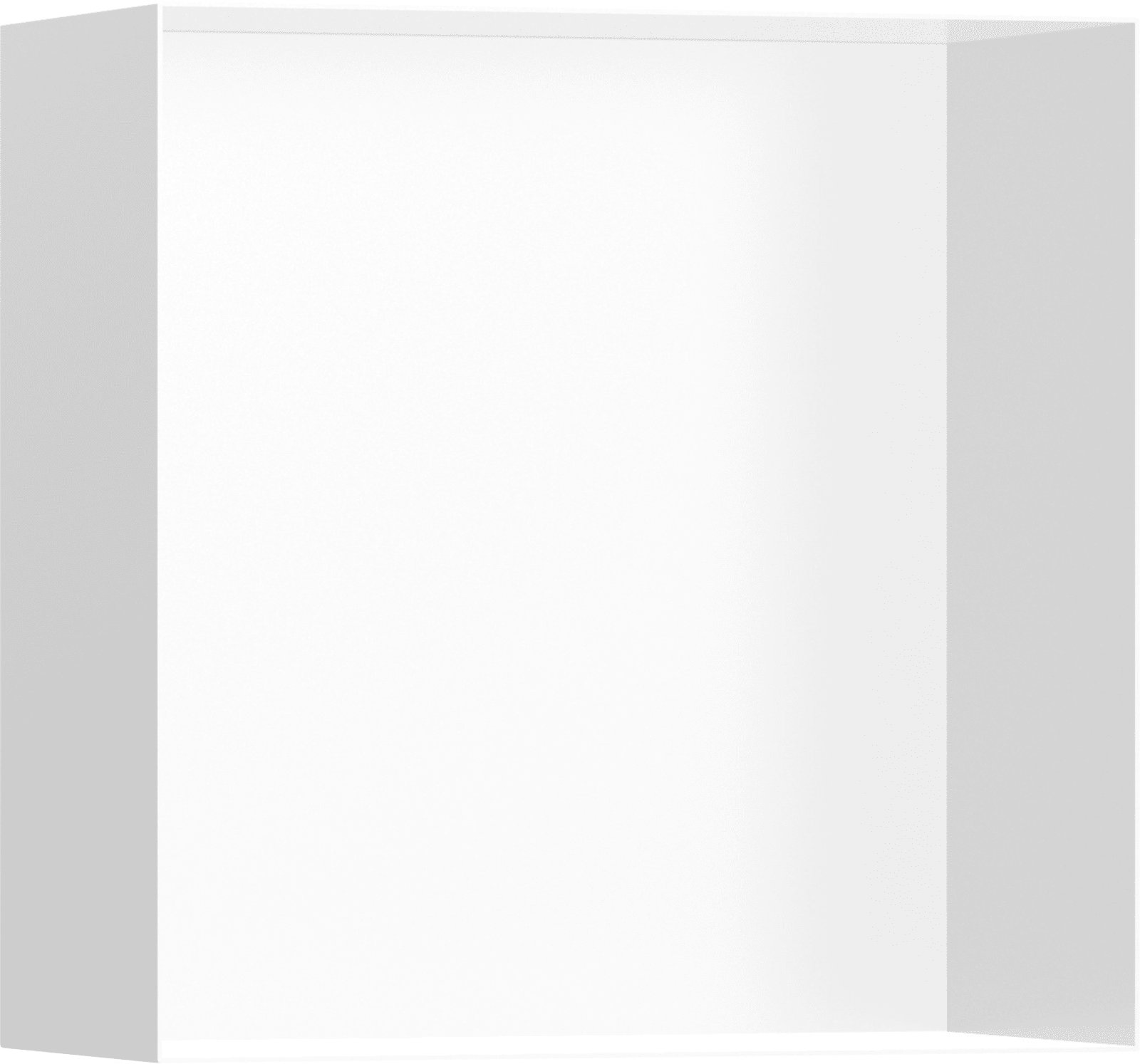Hansgrohe XtraStoris Minimalistic wandbox open frame 300/300/140 mat wit