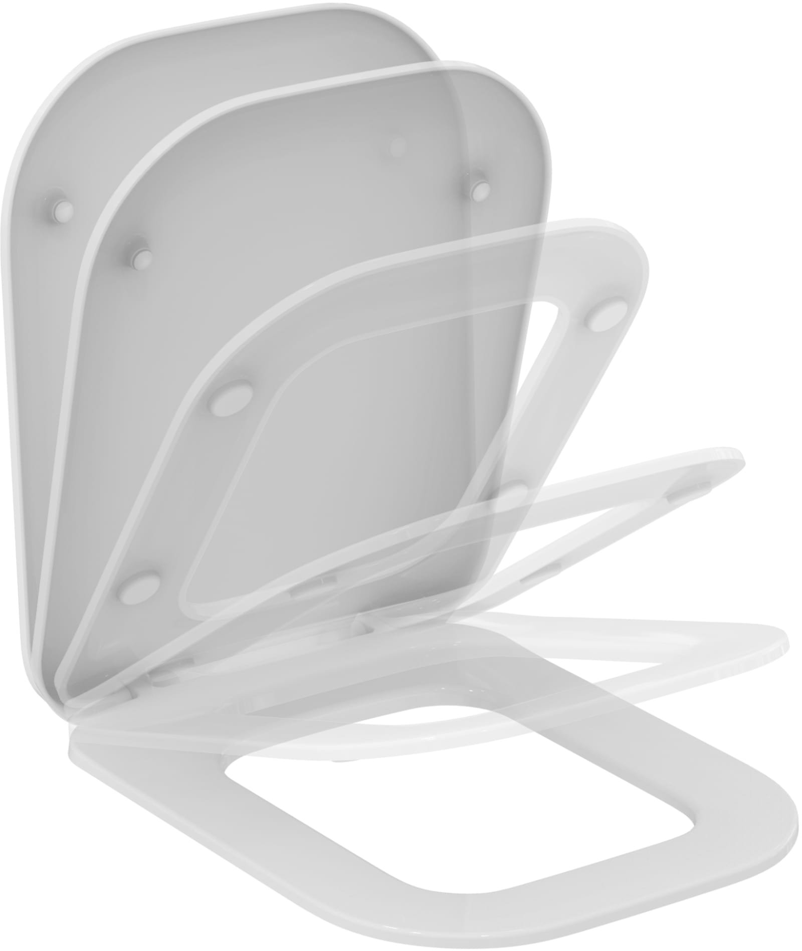 Ideal Standard, tonic ii zitting en deksel softclosing afneembaar wit