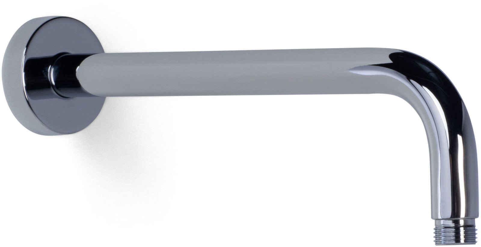 Blue Label Brondby 1/2" douche-arm 30cm met rozet, chroom