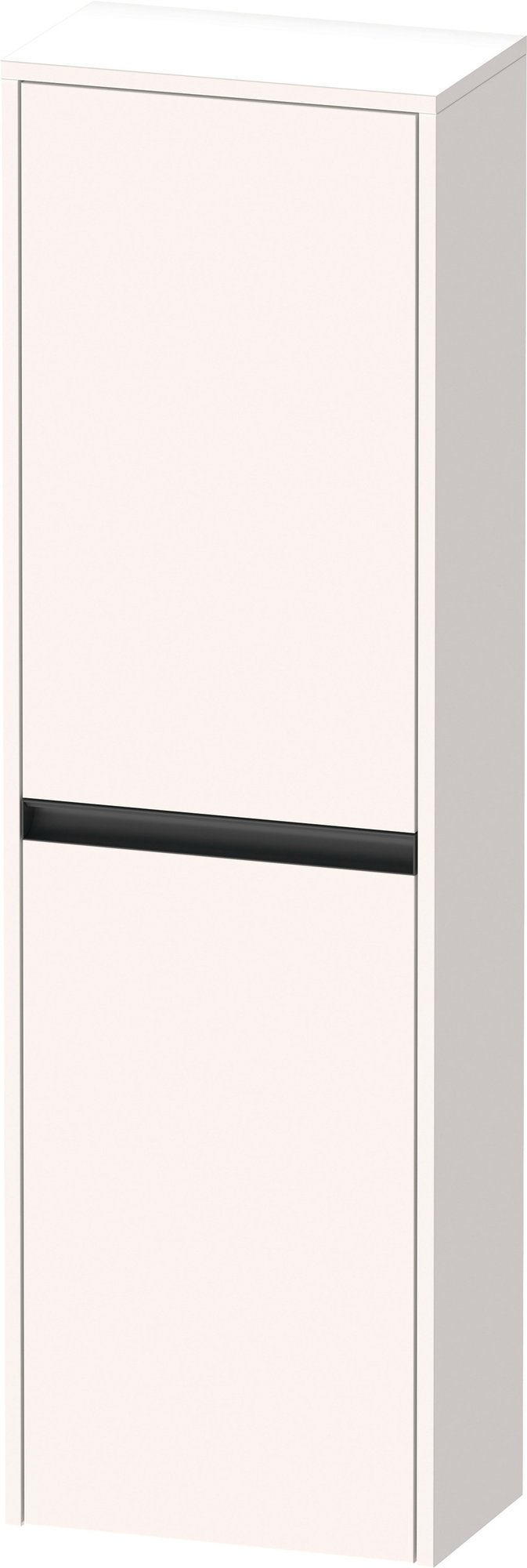 Duravit Ketho.2 Halfhoge kast, Wit Supermat, vierkant, aantal deuren: 2, tip-on technologie – K21319L84840000