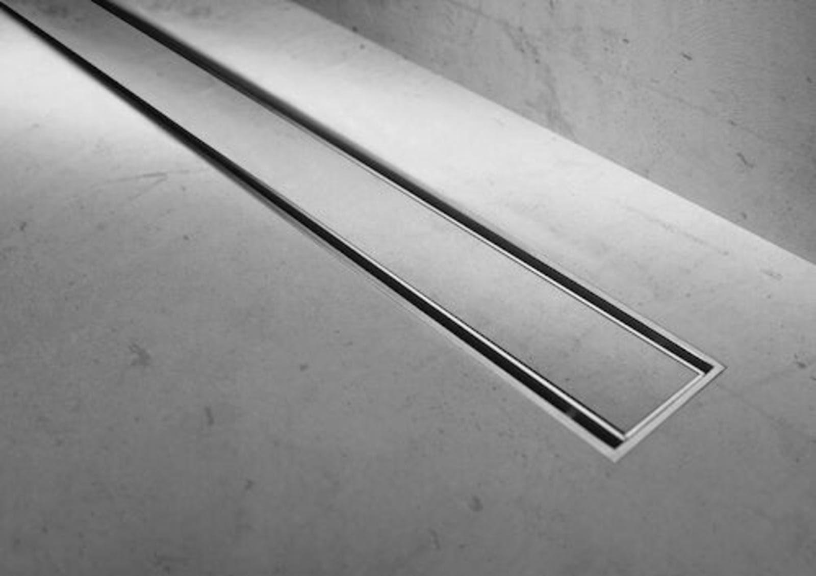 Easy Drain Compact TAF Low douchegoot Tegel geborsteld M1 80 cm, waterslot 50 mm, inclusief rooster