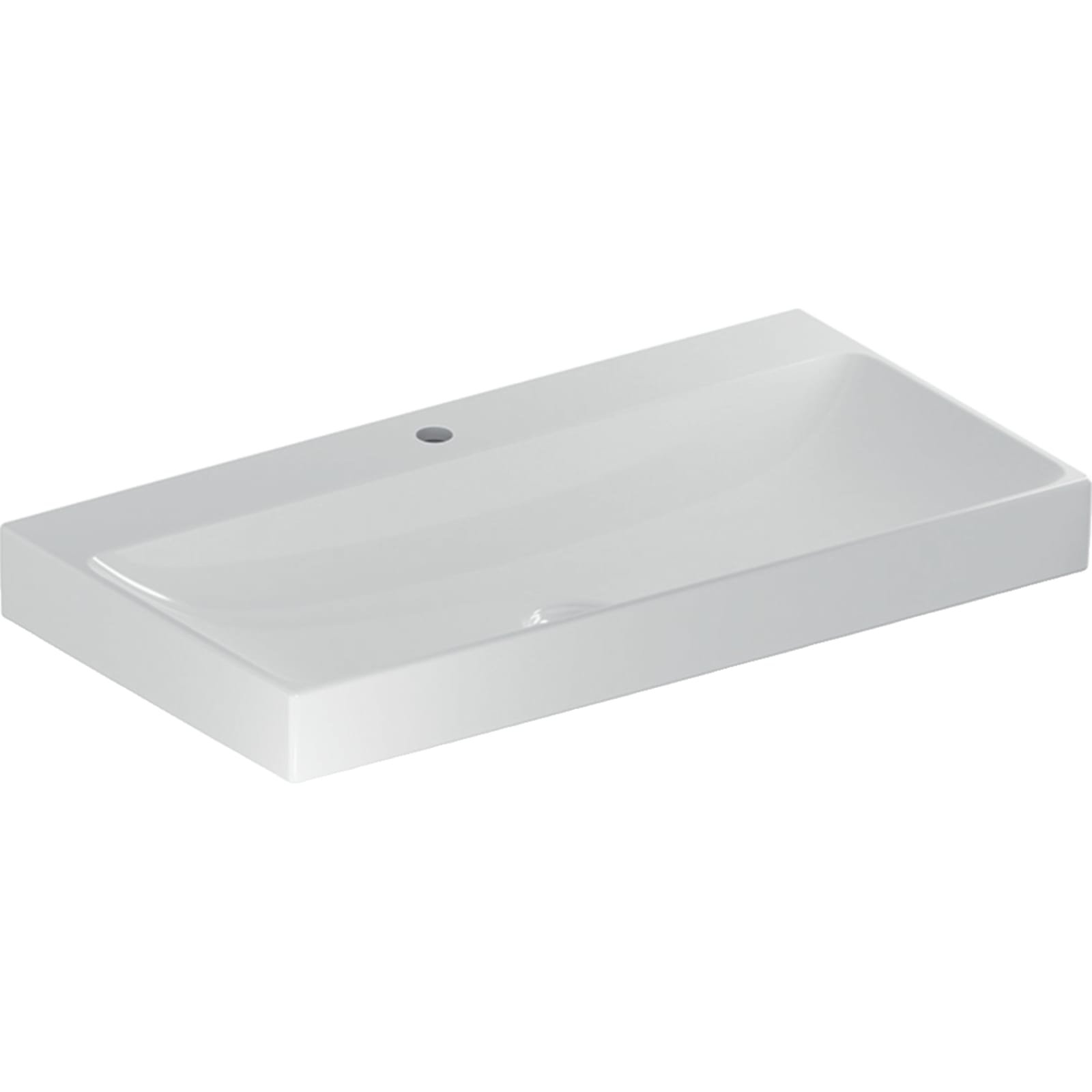 Geberit ONE wastafel afvoer verticaal 90x48cm met kraangat KeraTect