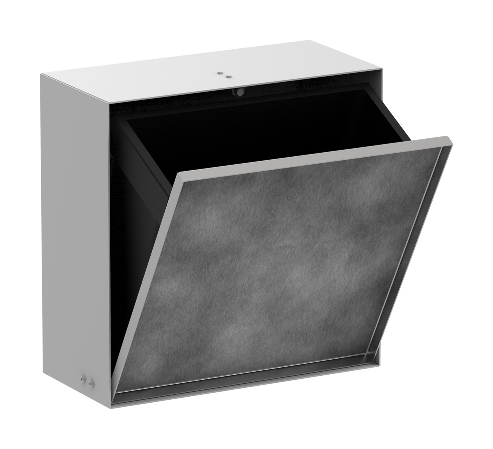 Hansgrohe XtraStoris Rock inbouw afvalemmer met betegelbare deur 300/300/140 mat wit