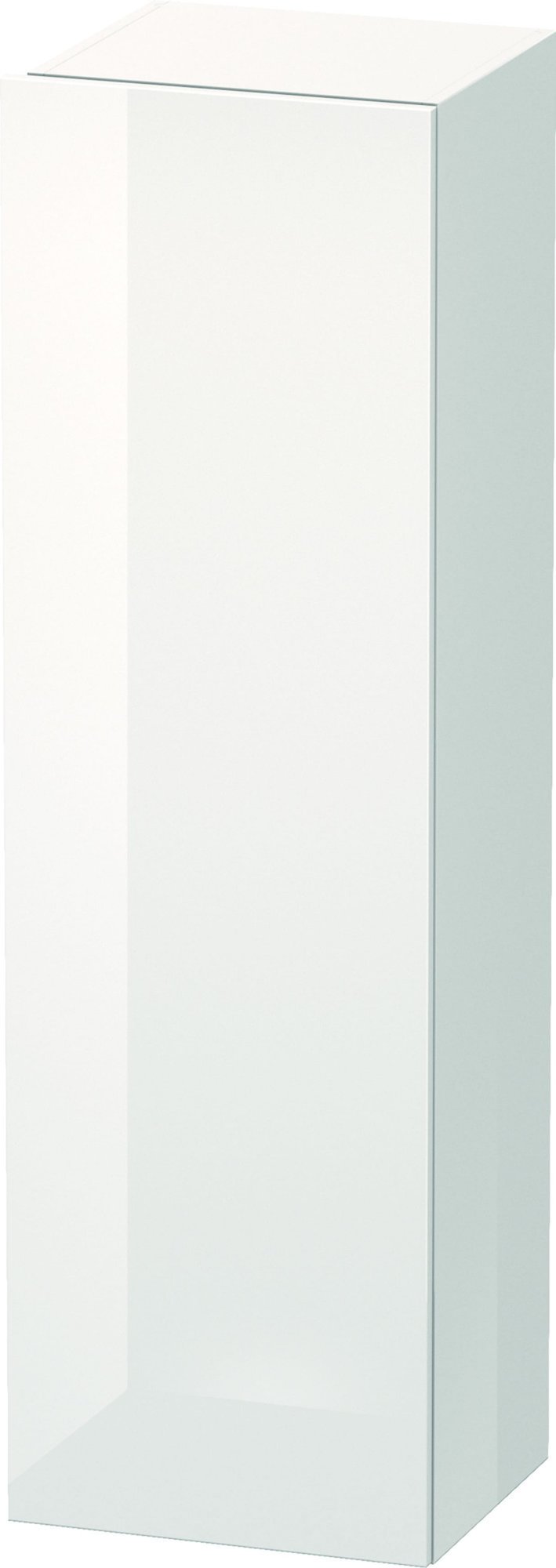Duravit hoge kast DuraStyle, met openschap en deur 1400-400-360, scharnierzijde rechts, wit hoogglans