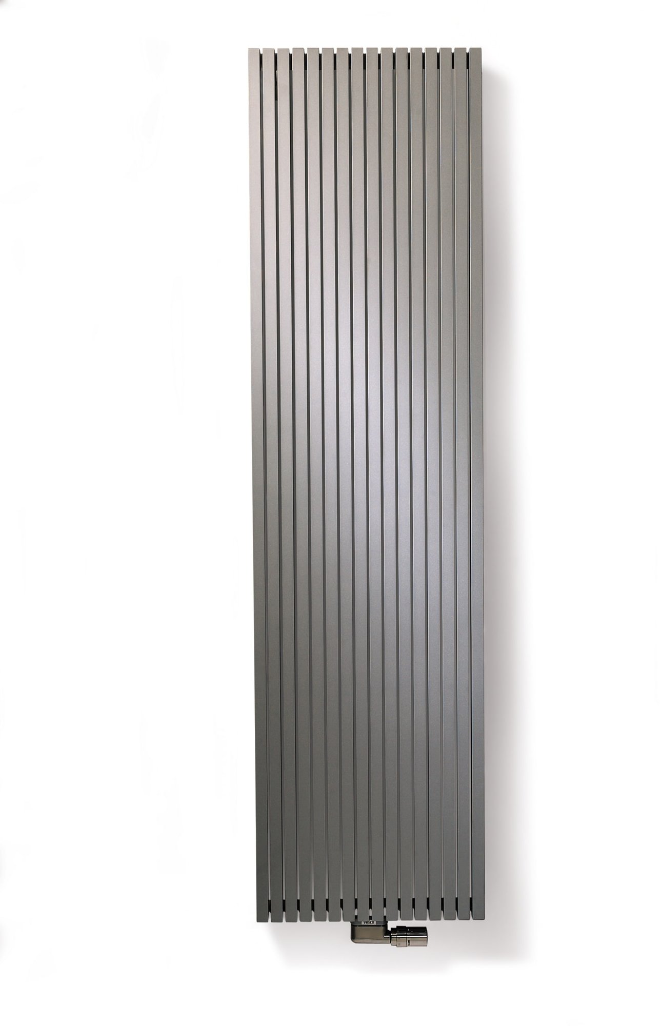 Vasco Carre CPVN2 radiator 1790W, recht, verticaal, buis vierkant, 2 aansluitingen, hxlxd 2000x415x85mm, antraciet grijs M301 (1000216281)