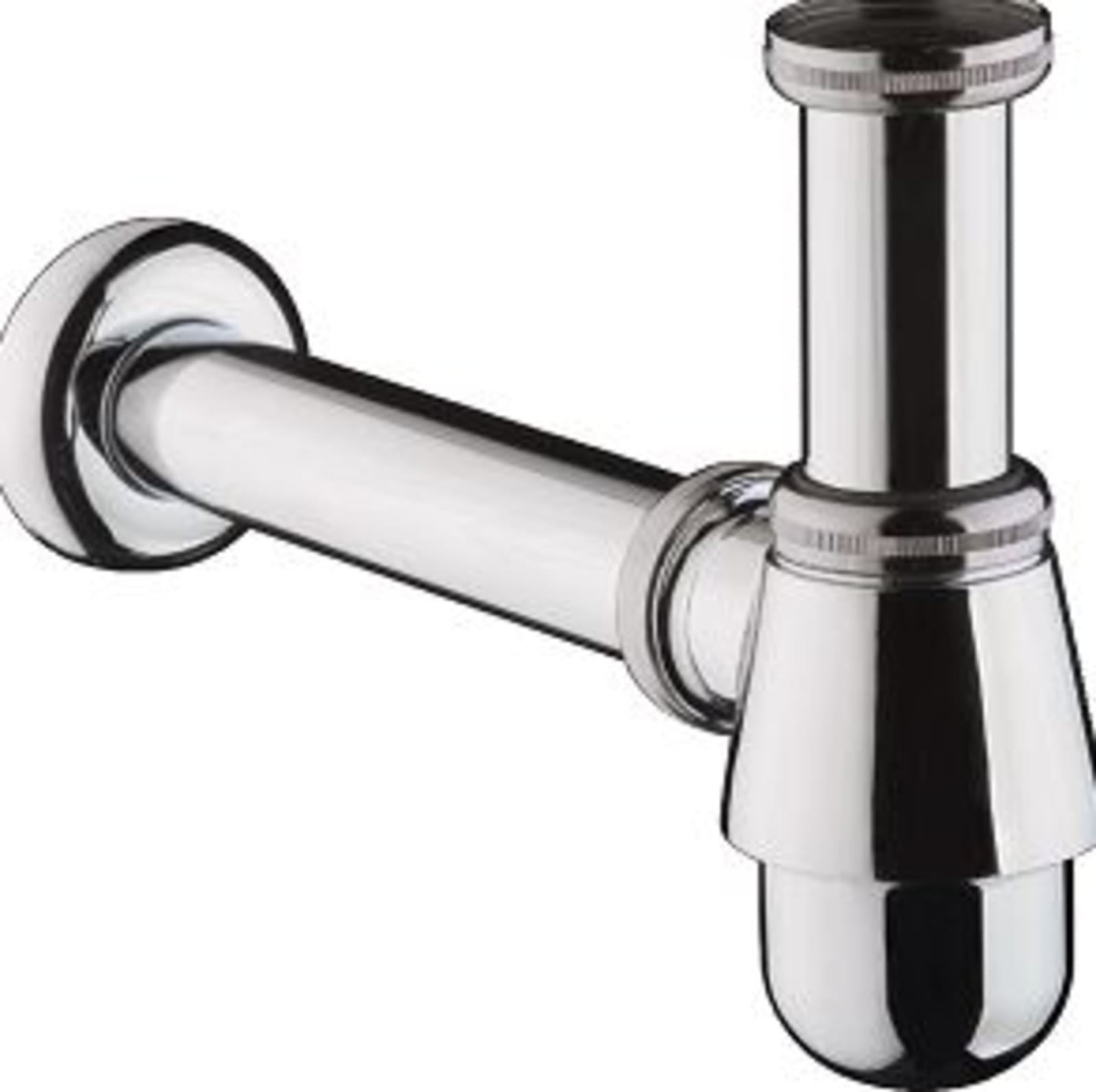 Hansgrohe, Bidetbekersifon, 220mm afstand van de wand, 35-95mm aanpasbare afstand, G1.1/4", chroom