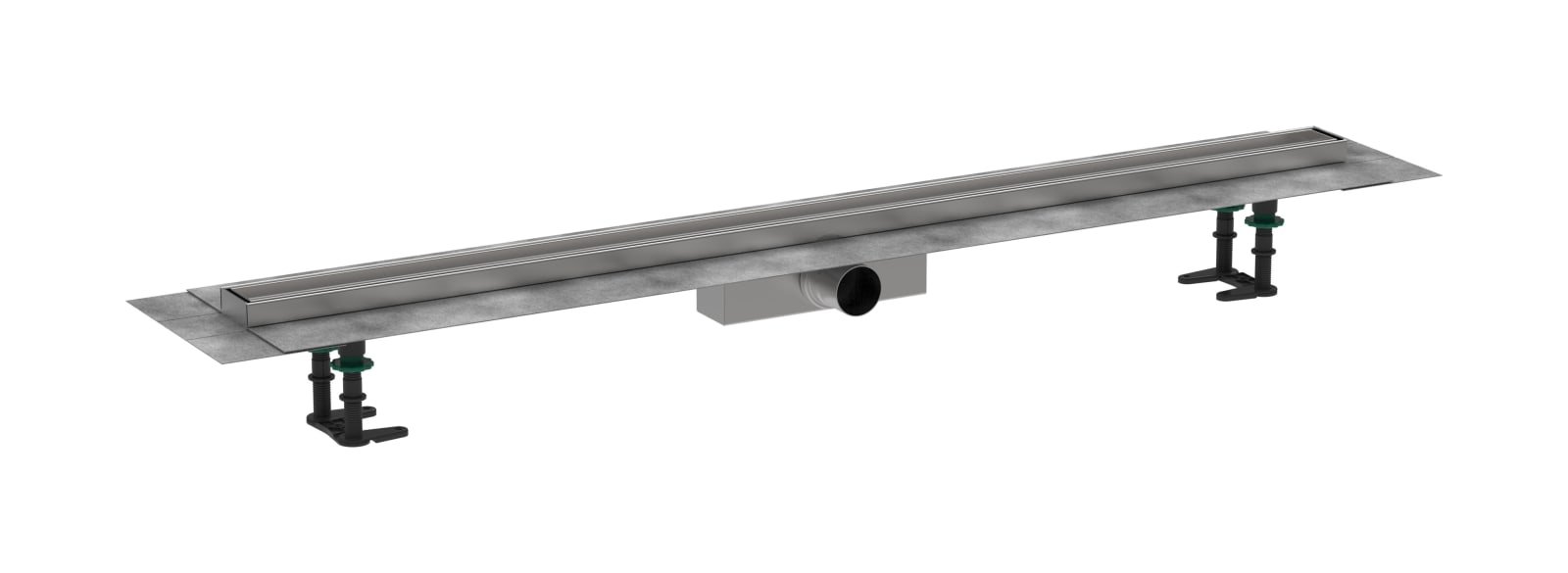 Hansgrohe RainDrain Compact compl.set douchegoot 1200 betegelbaar standaard installatie