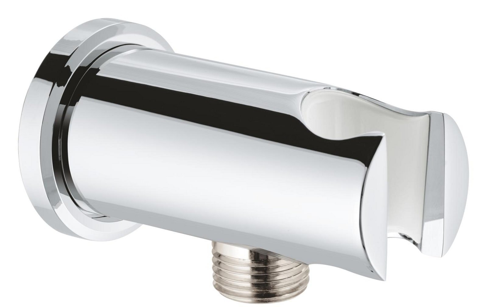 Rainshower Wandaansluitbocht 1/2" met houder