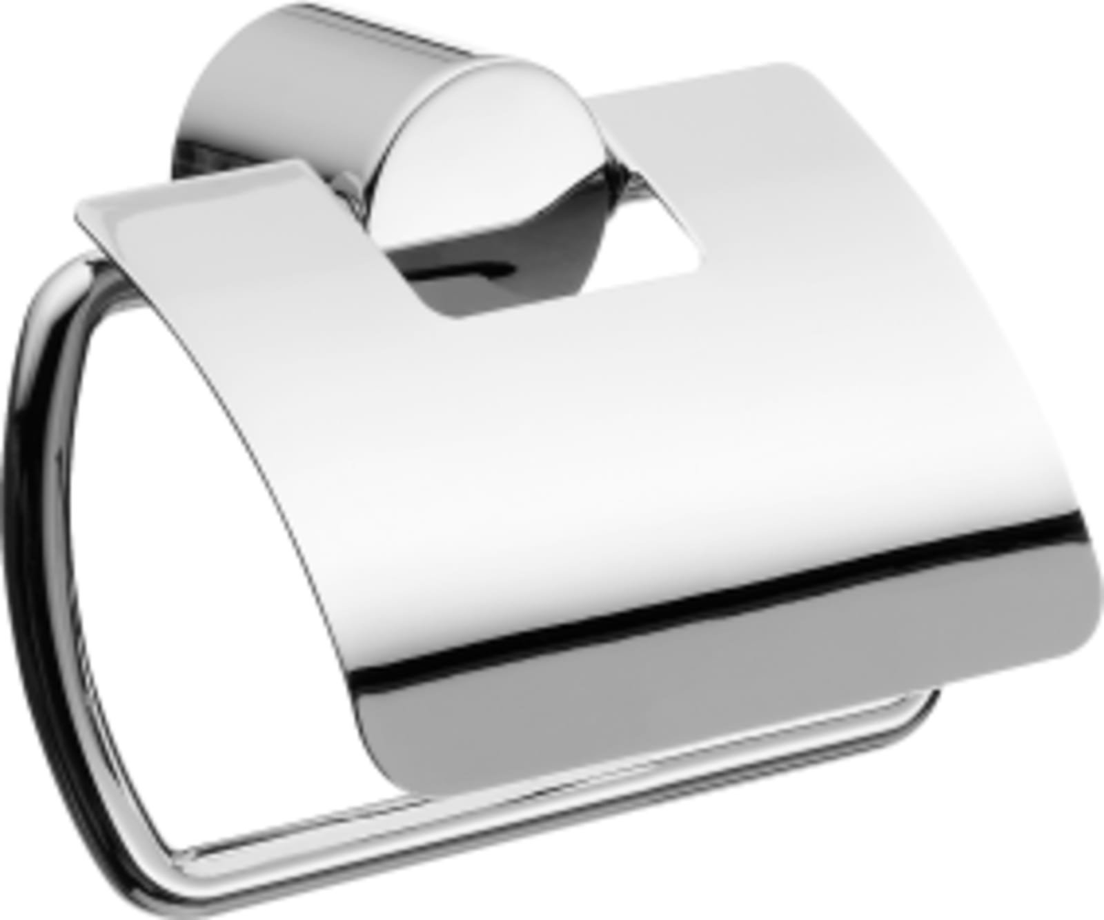 Emco Rondo 2 closetrolhouder met klep, chroom