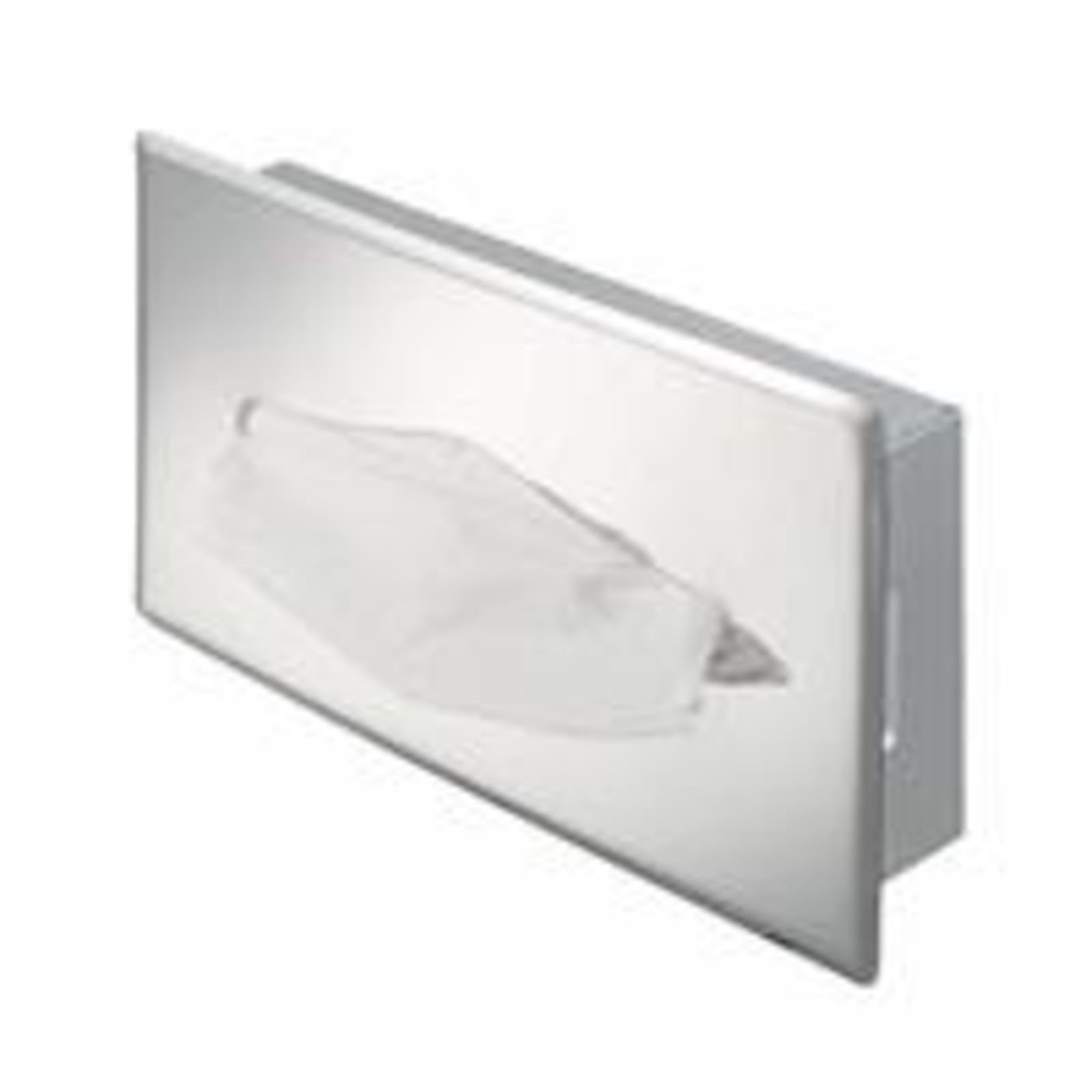 Geesa Hotel papierhouder, RVS, geschikt voor papieren handdoeken/tissues (droog), hxbxd 160x300x55mm, chroom