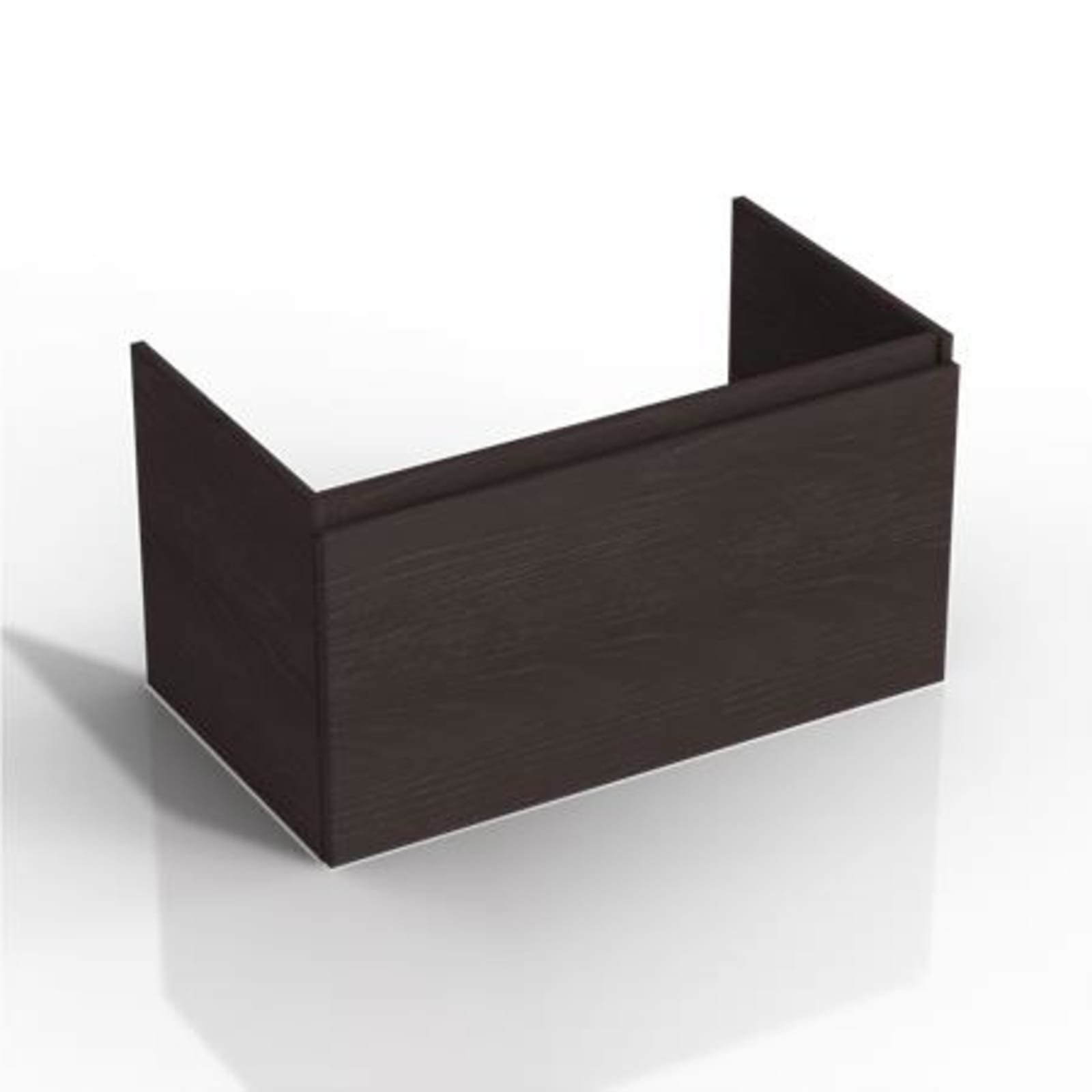 Detremmerie Vive Exclusif Onderkast (120 x 45 cm) met 1 lade greeploos - Black Paint (423)