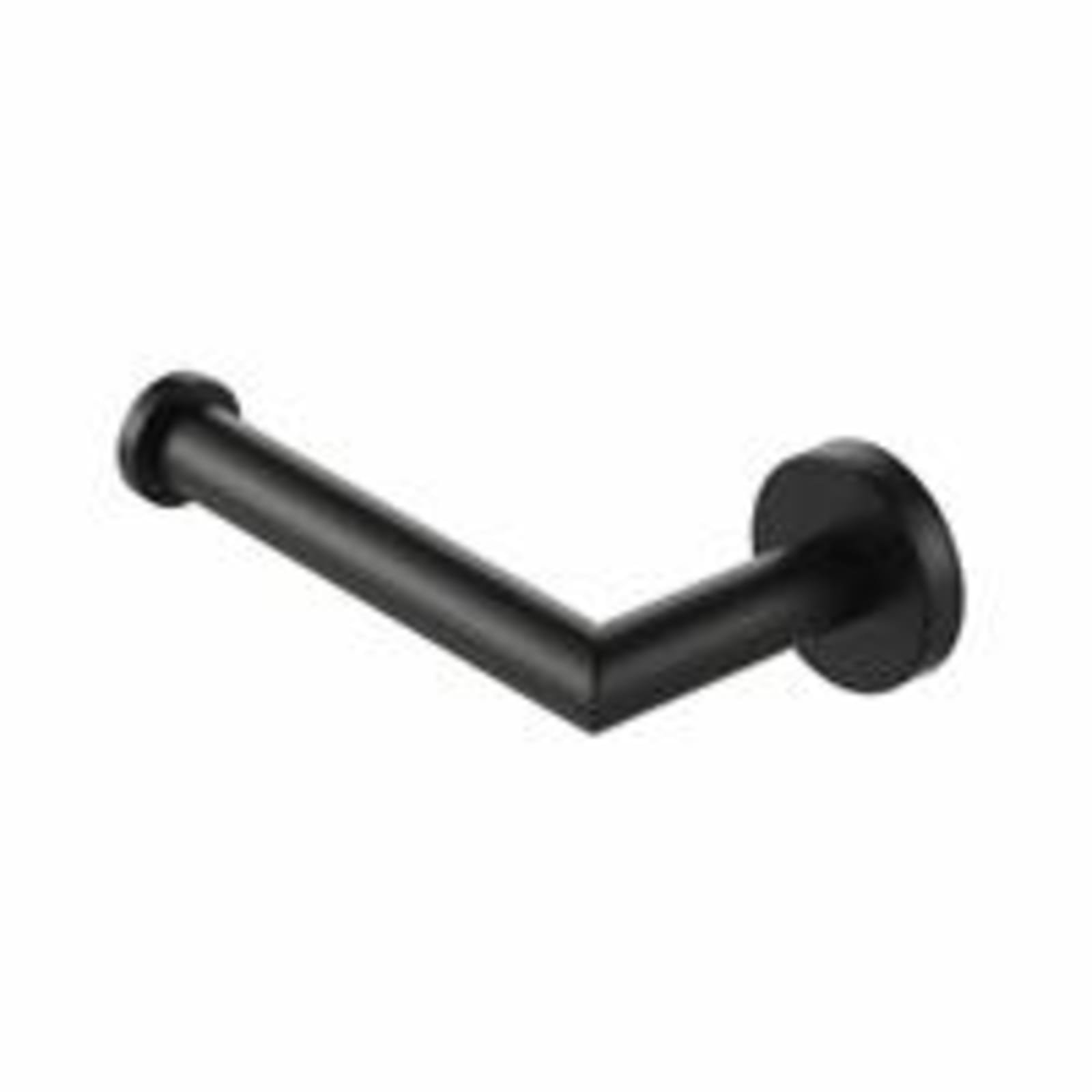 Geesa Nemox Black toiletrolhouder, zwart