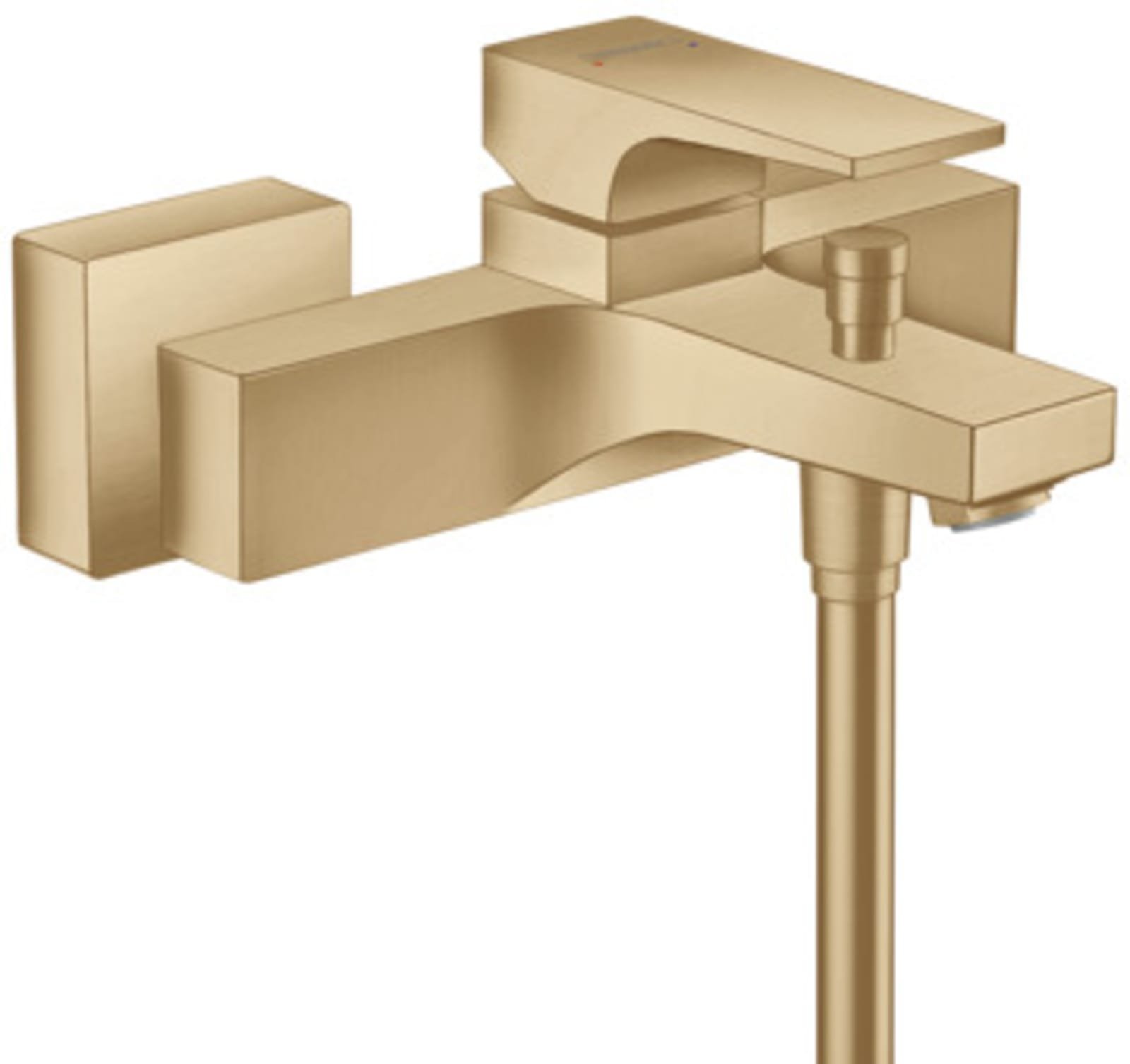 Hansgrohe, Badmengkraan, Metropol, 1-greeps, opbouw, geborsteld brons