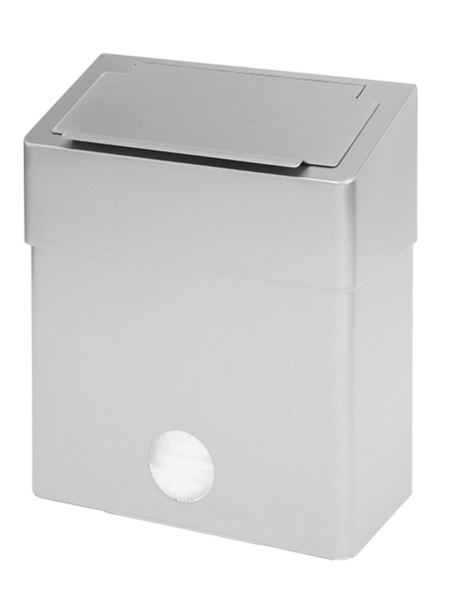 All Care hygiënebak 6 liter incl. zakjeshouder, HBU 6 E, met anti-fingerprint, rvs