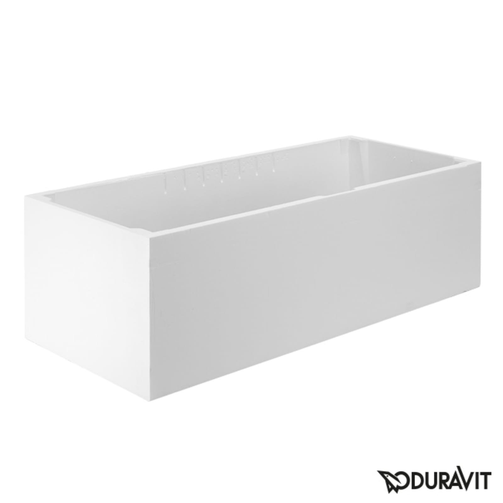 Duravit D-Code, Baddrager, rechthoekig, zijdelings afvoer, 1700 x 700mm (LxB)