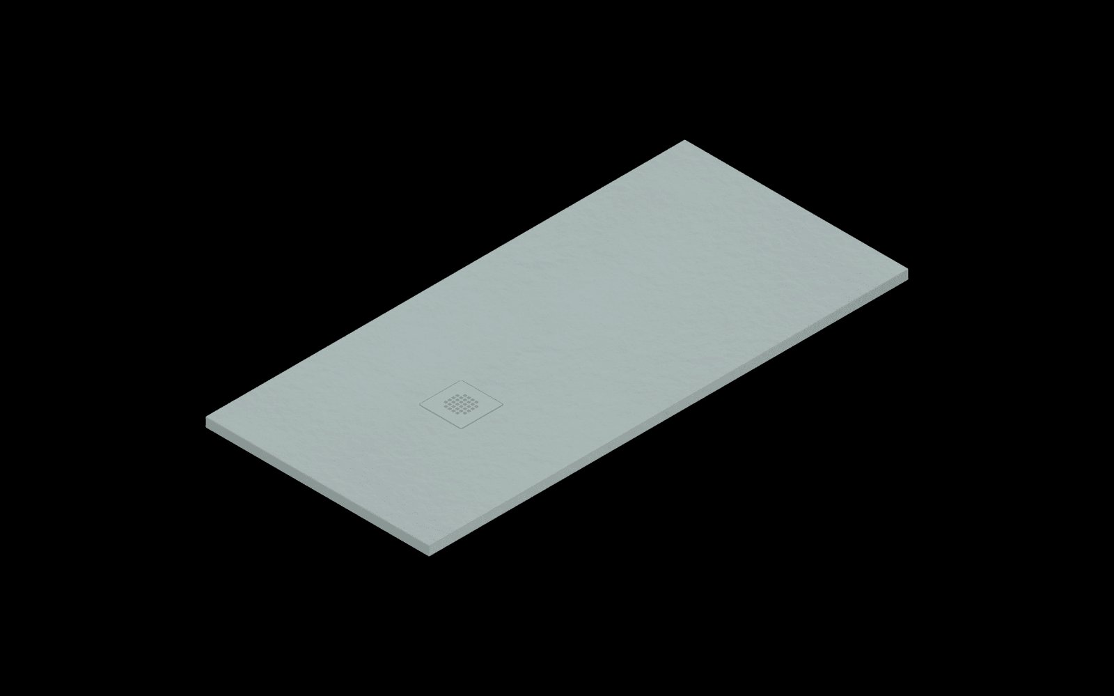Catalano H3 Solid surface DOUCHEBAK 150X70 Satin Acqua