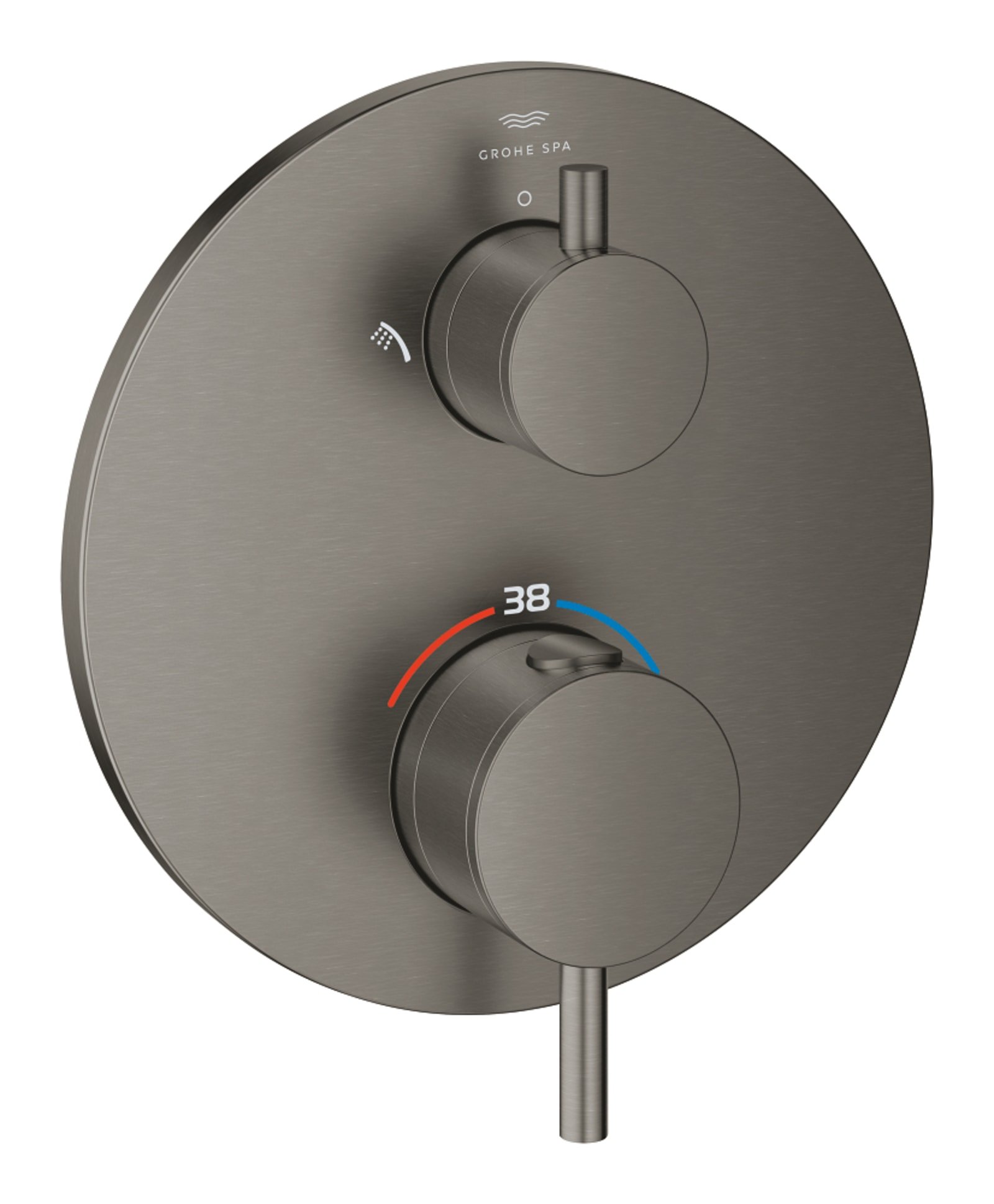 Atrio Thermostatische mengkraan voor 2 uitgangen met geïntegreerd (1200672531)