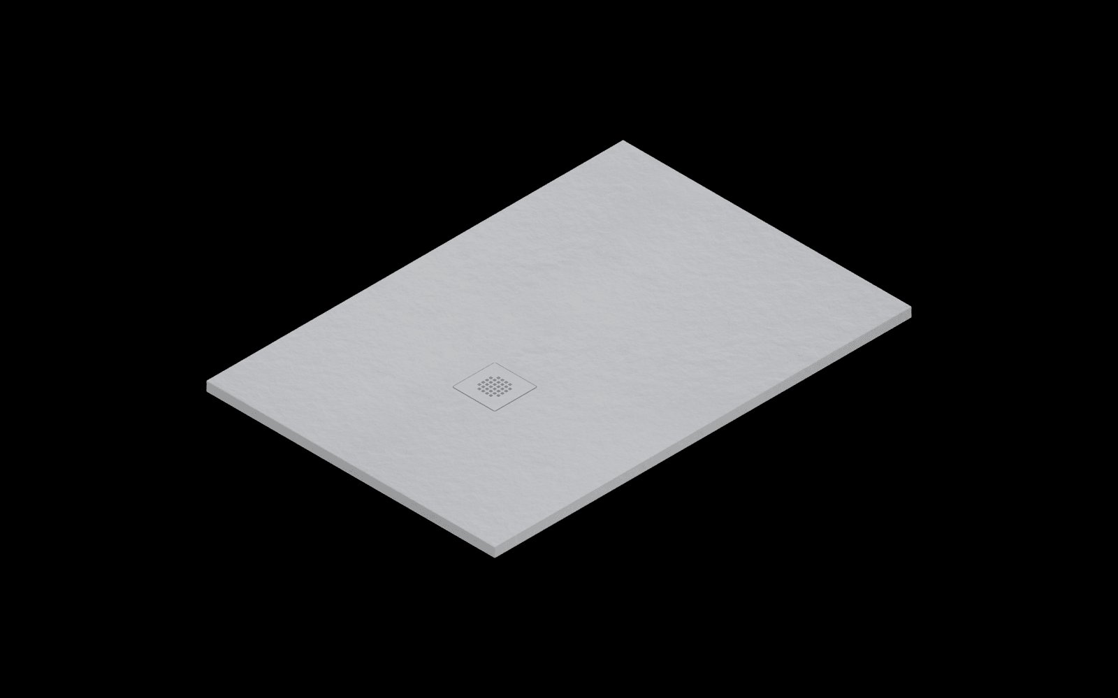 Catalano H3 Solid surface DOUCHEBAK 130X90 Satin Cemento