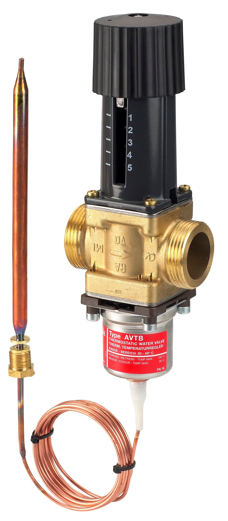 AVTB 25 Thermostatic valve 20-60°C