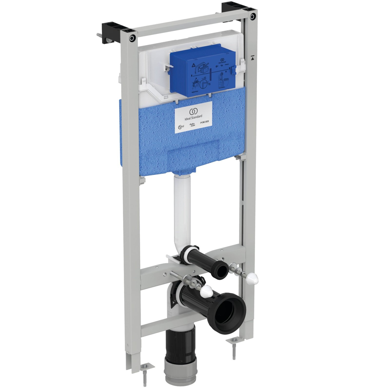 PROSYS 120 | TOILETFRAME 500X150X1150 MM NEUTRAAL (SMARTFLUSH)