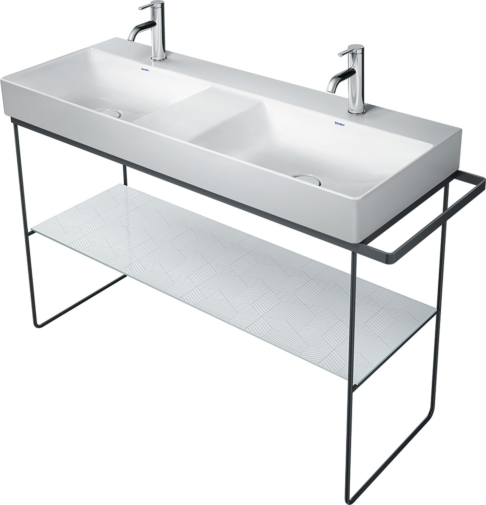 Duravit, incl. bevestiging, voor wastafel 235312, handdoekhouder rechts/links, omkeerbaar 1265 x 451mm (1200361971)