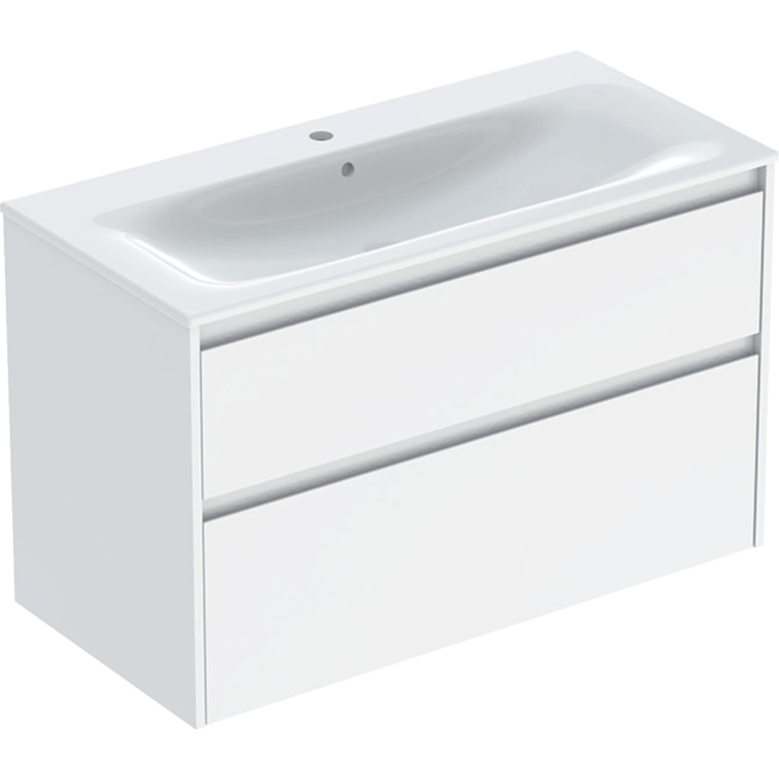 Geberit Renova Plan SR wastafelmeubelset 2LaB100 Wit
